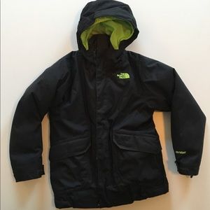 Boys North face double jacket